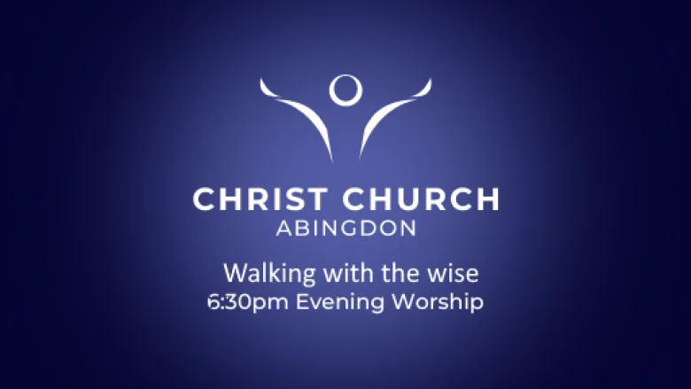 Walking with the wise