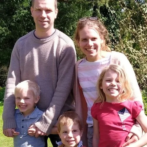 Chris and Suzy Wilson with their family, mission partners Chris and Suzy Wilson with their family, mission partners
